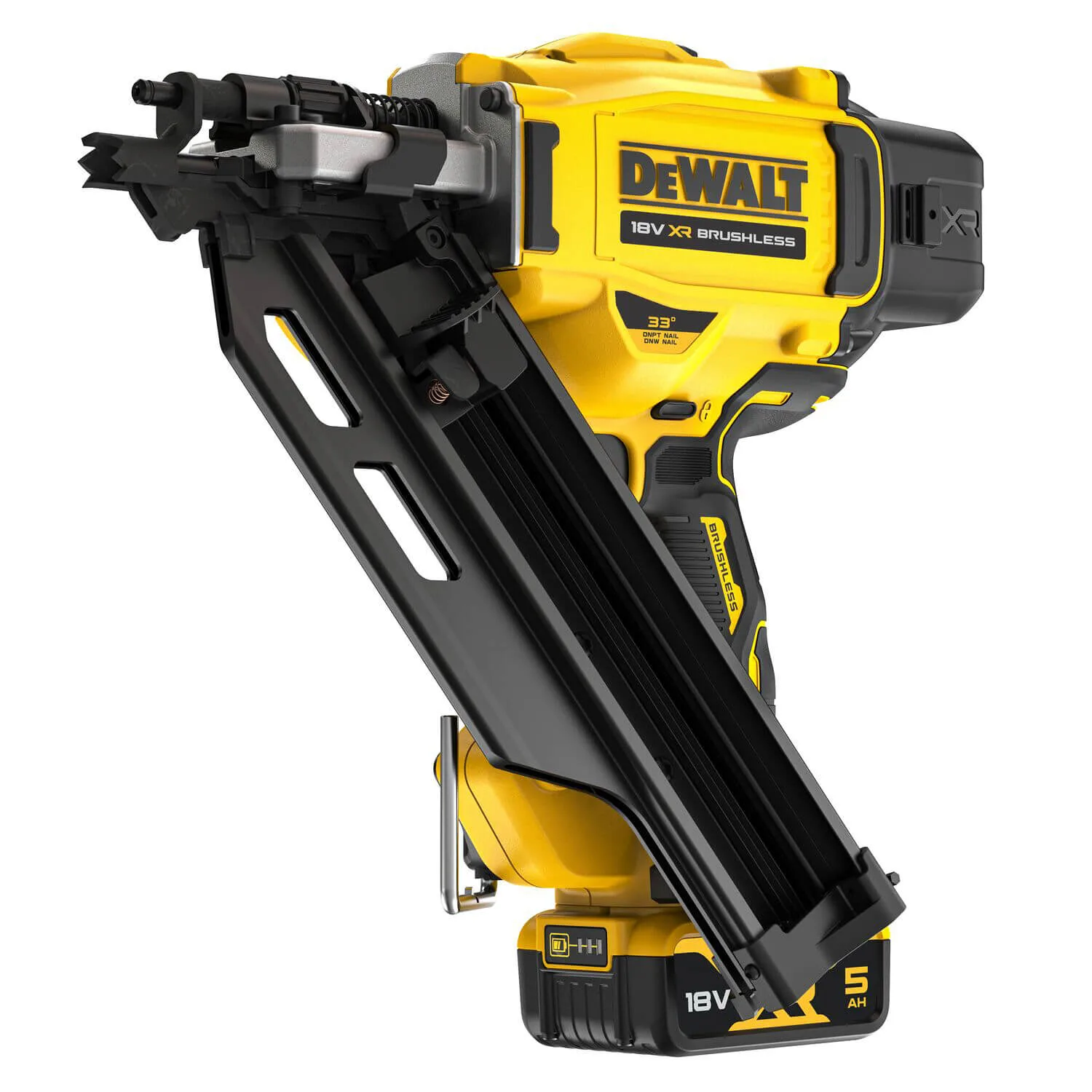 Аккумуляторный бесщеточный пистолет-гвоздезабиватель DeWALT DCN930P2.