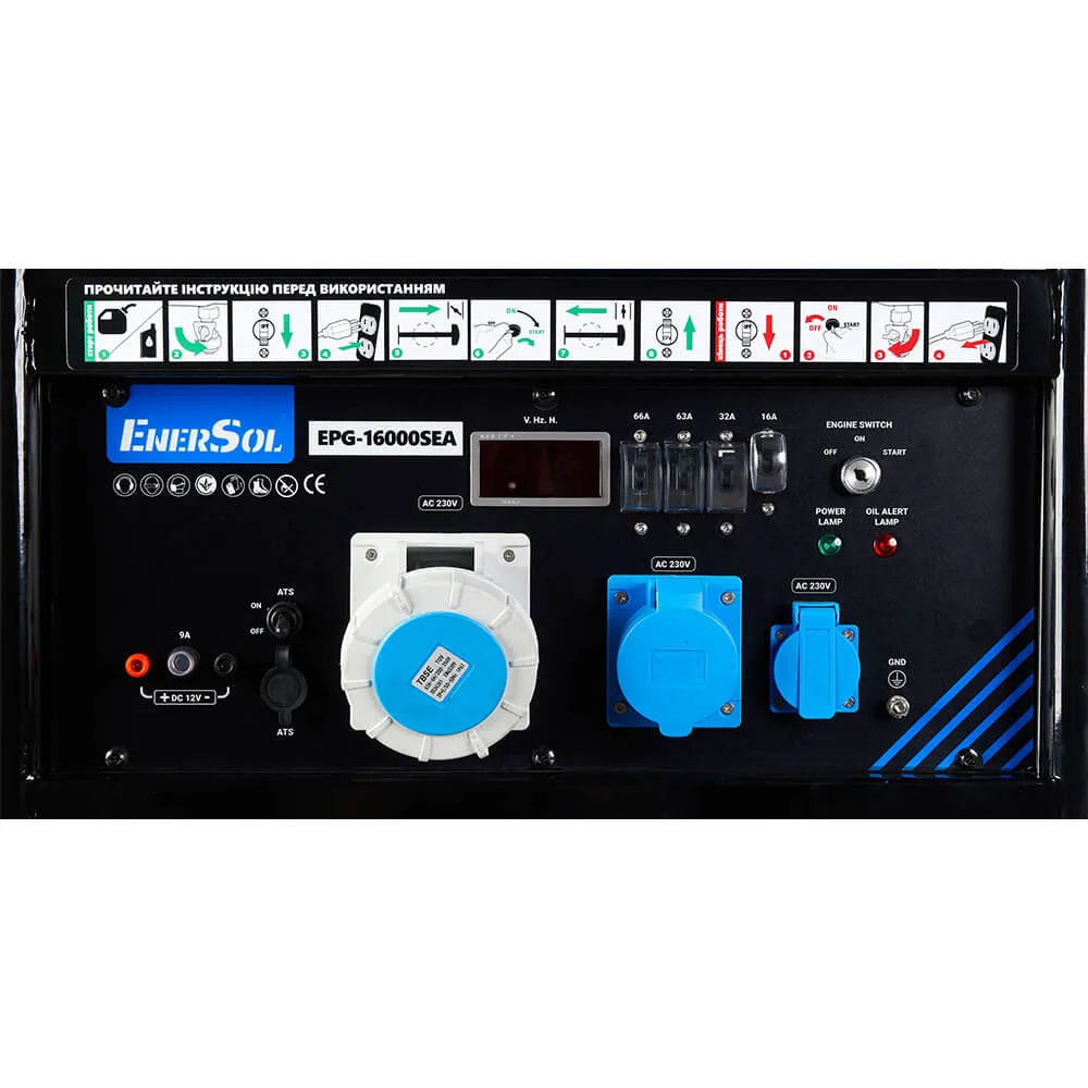 Бензиновый генератор EnerSol EPG-16000SEA