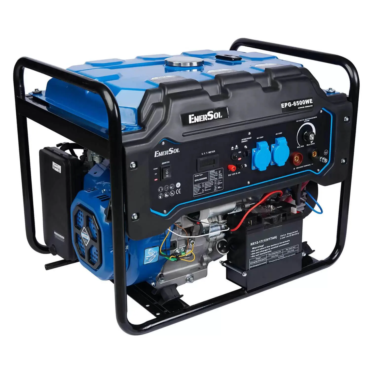 Бензиновый сварочный генератор EnerSol EPG-6500WE