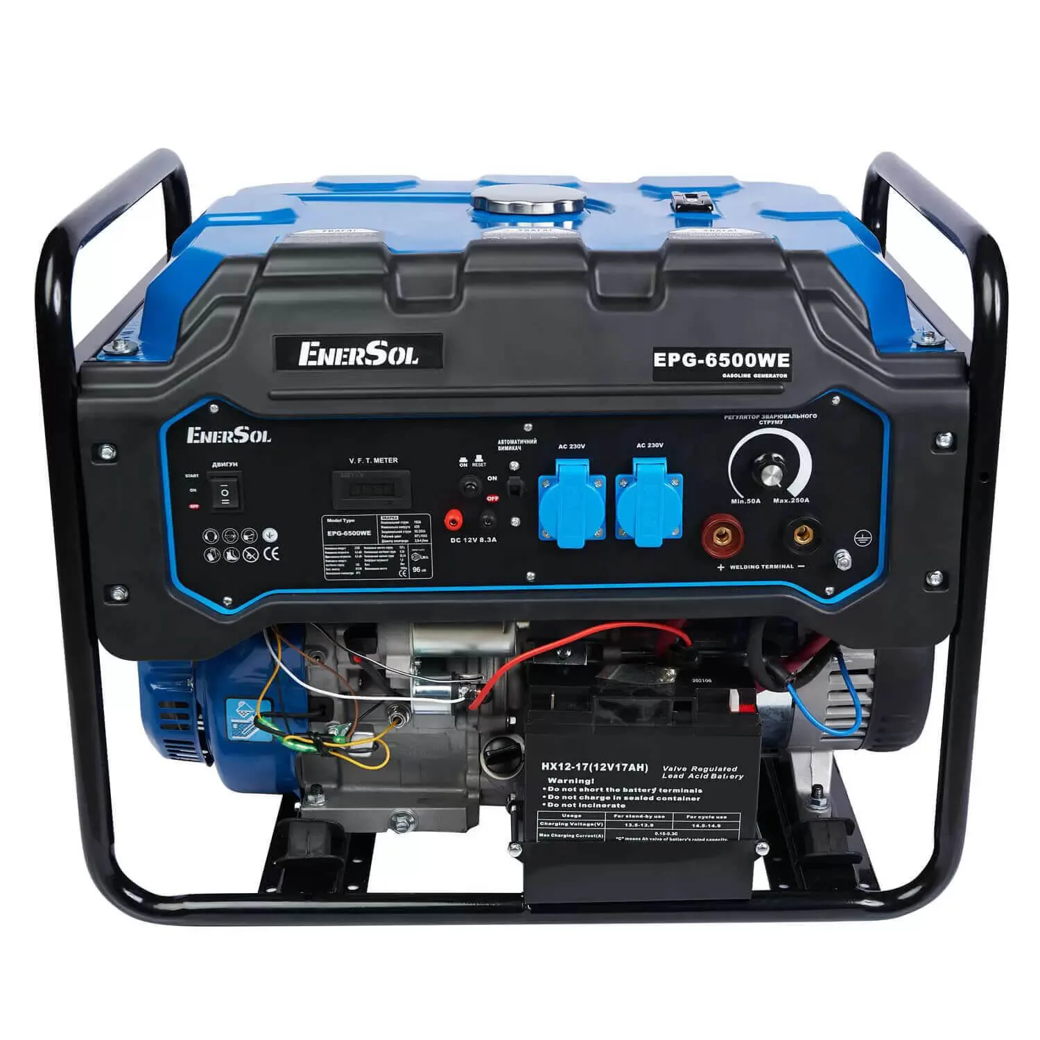 Бензиновый сварочный генератор EnerSol EPG-6500WE
