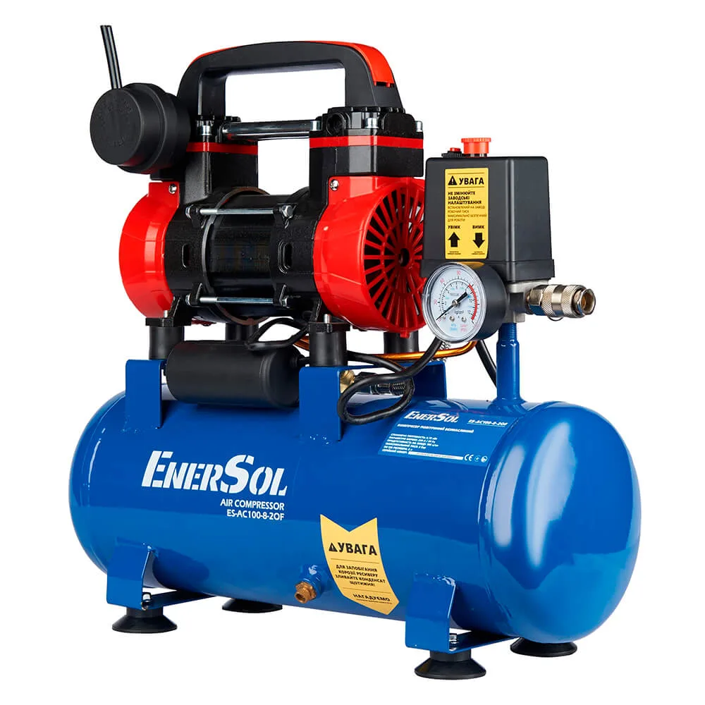 Безмасляный воздушный компрессор EnerSol ES-AC100-8-2OF