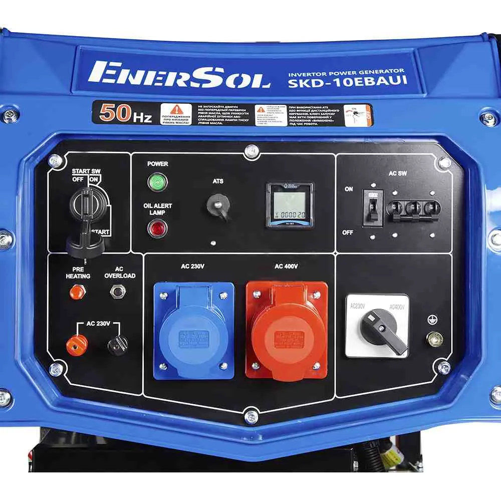Инверторный дизельный генератор EnerSol SKD-10EBAUI