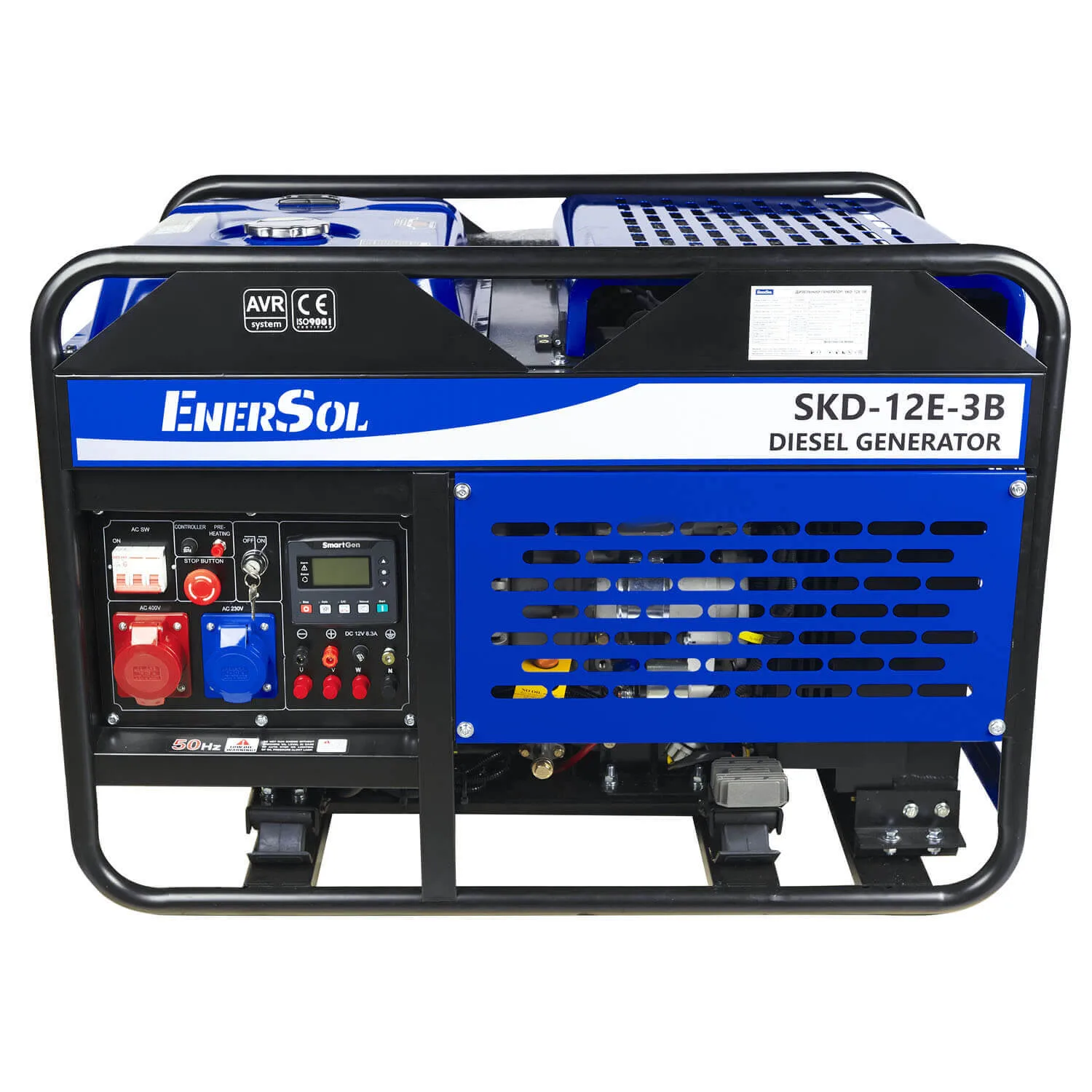 Дизельний генератор EnerSol SKD-12E-3B