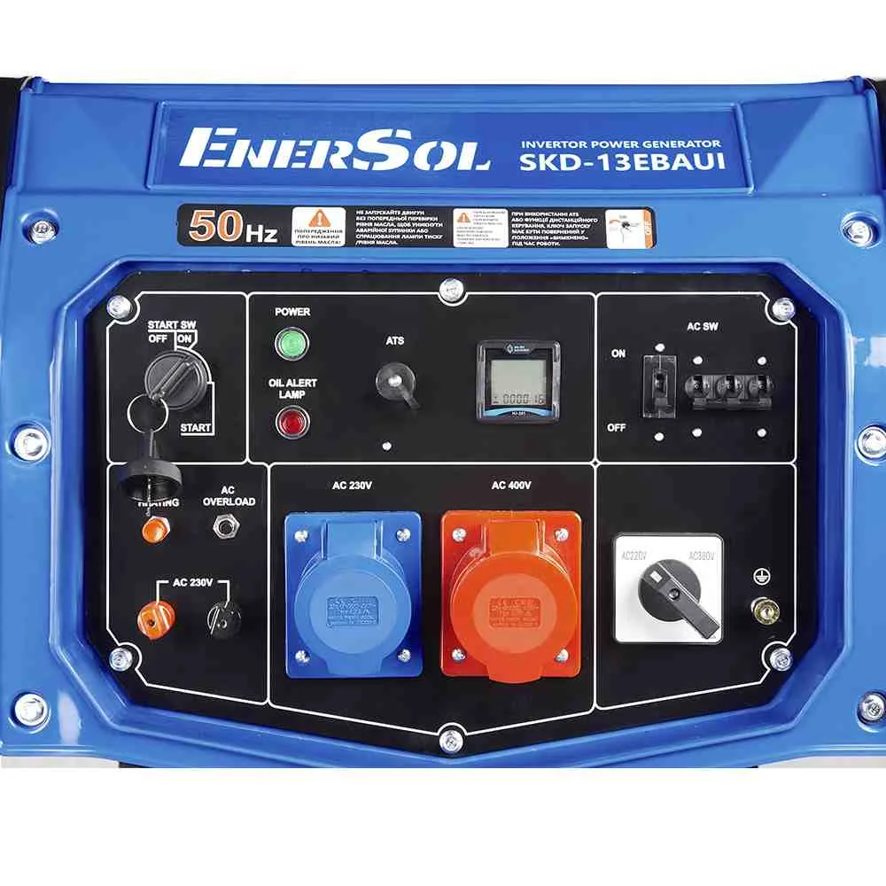 Инверторный дизельный генератор EnerSol SKD-13EBAUI