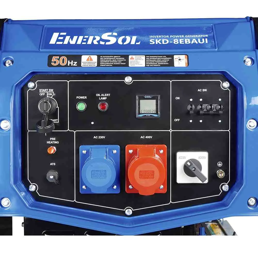 Инверторный дизельный генератор EnerSol SKD-8EBAUI