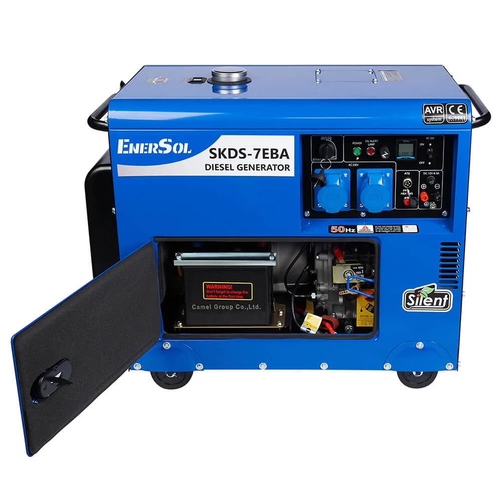 Дизельный генератор EnerSol SKDS-7EBA