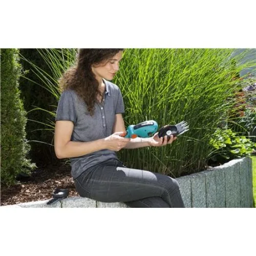 Ножиці для трави акумуляторні Gardena ComfortCut 9857-20 (з насадкою для кущів)