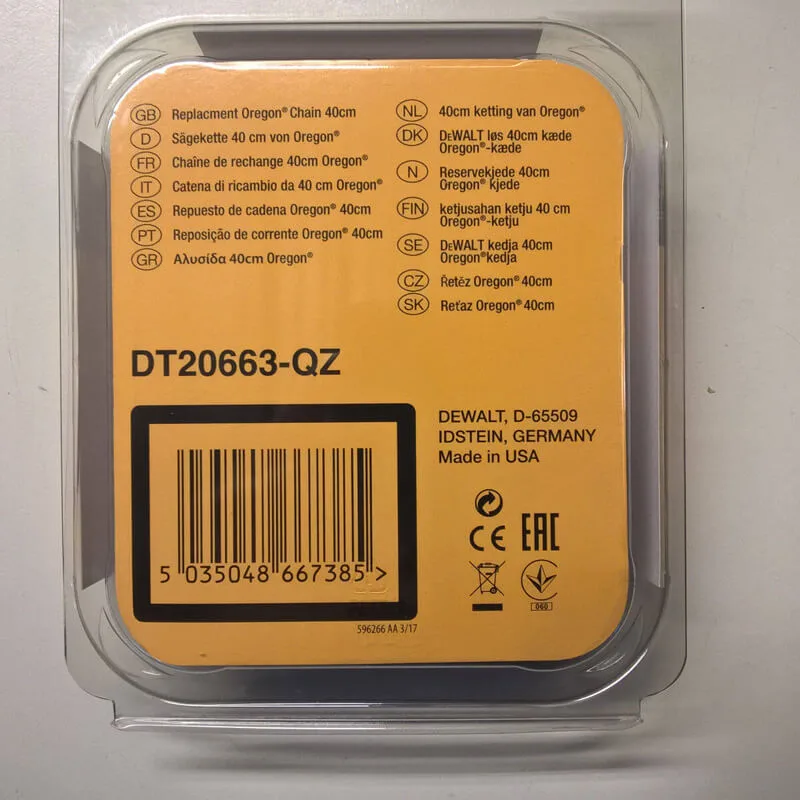 Цепь DeWalt DT20663