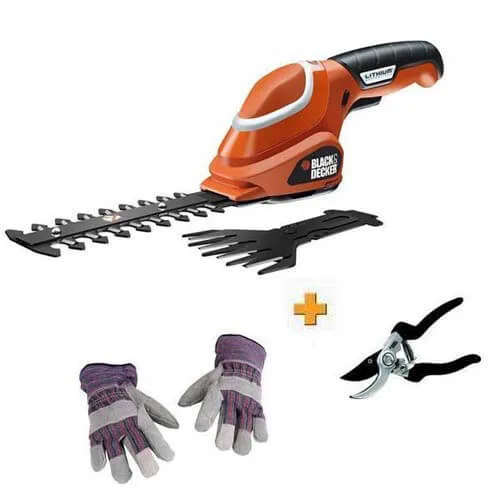 Кущоріз акумуляторний Black&Decker GSL700KIT