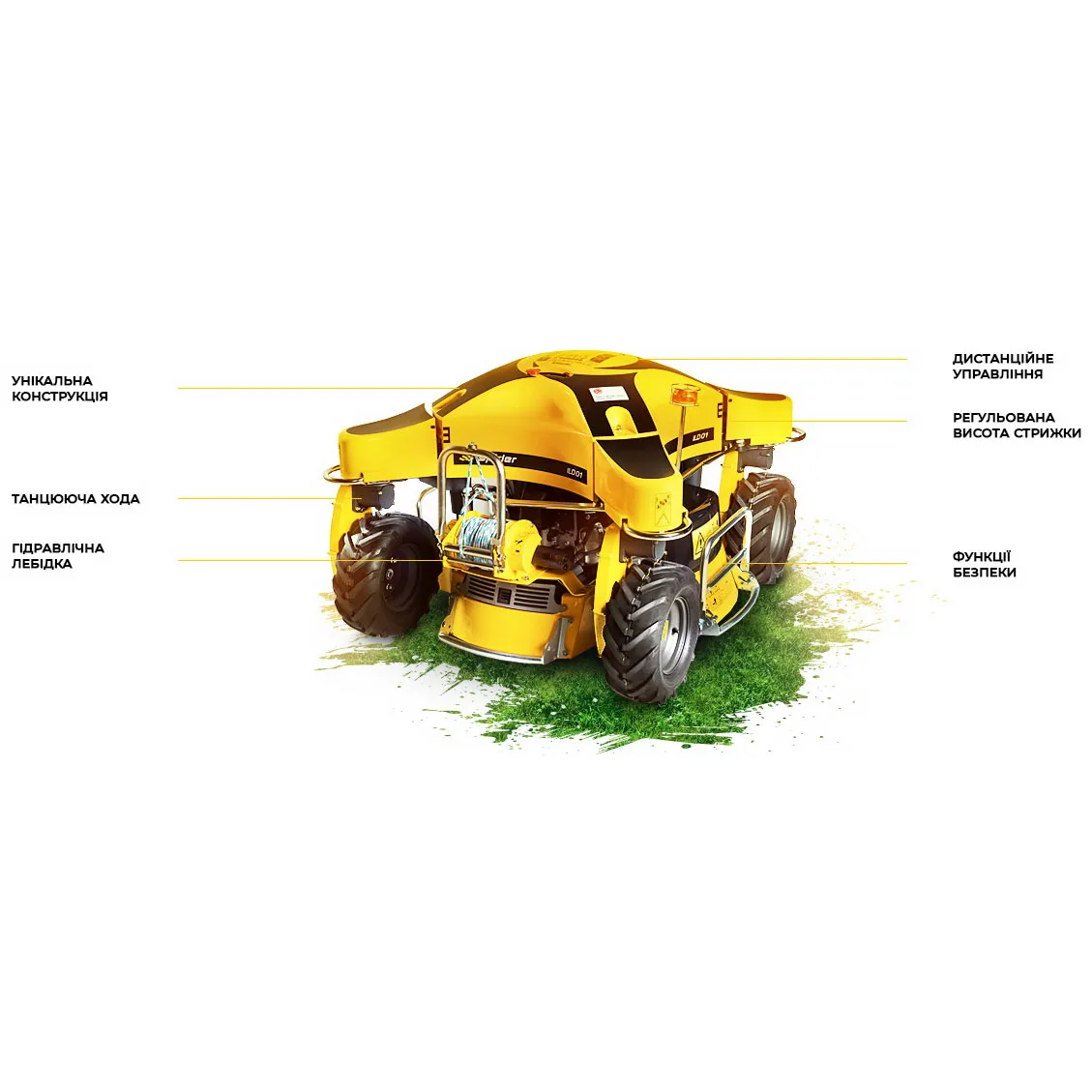 Газонокосилка Spider ILD01