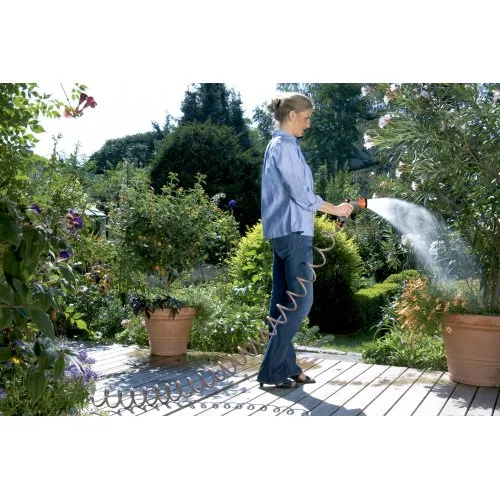 Шланг спиральный 10 м + комплект для полива GARDENA