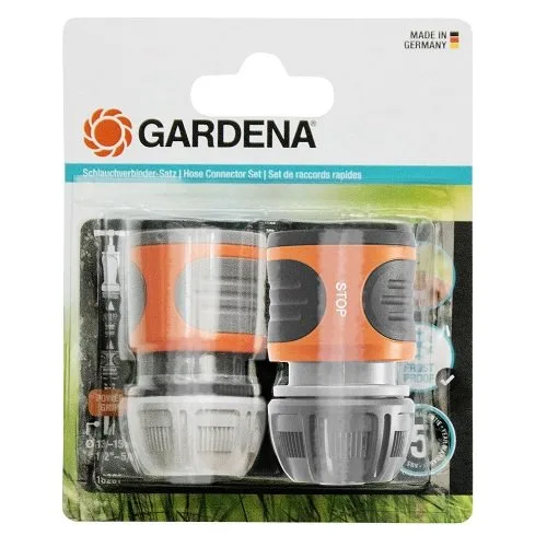 Набор соединителей GARDENA для шлангов 13 мм (1/2”) и 15 мм (5/8”)