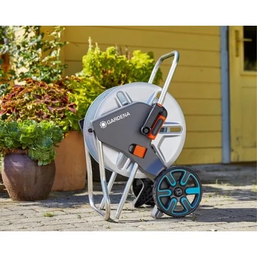 Тележка для шланга GARDENA AquaRoll M Metal SET