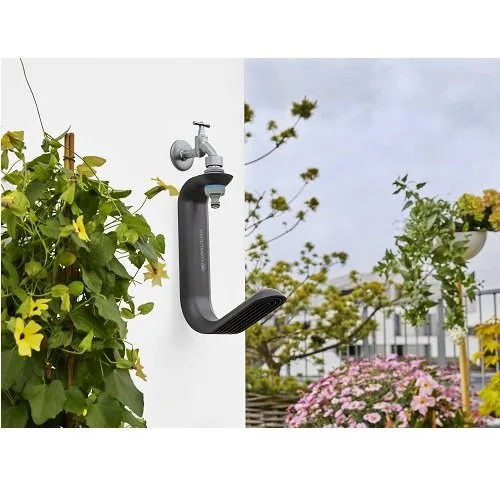 Набор шланг GARDENA Liano садовый текстильный 13 мм (1/2") 15 м с держателем TapFix