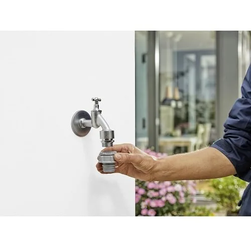 Набор шланг GARDENA Liano садовый текстильный 13 мм (1/2") 15 м с держателем TapFix