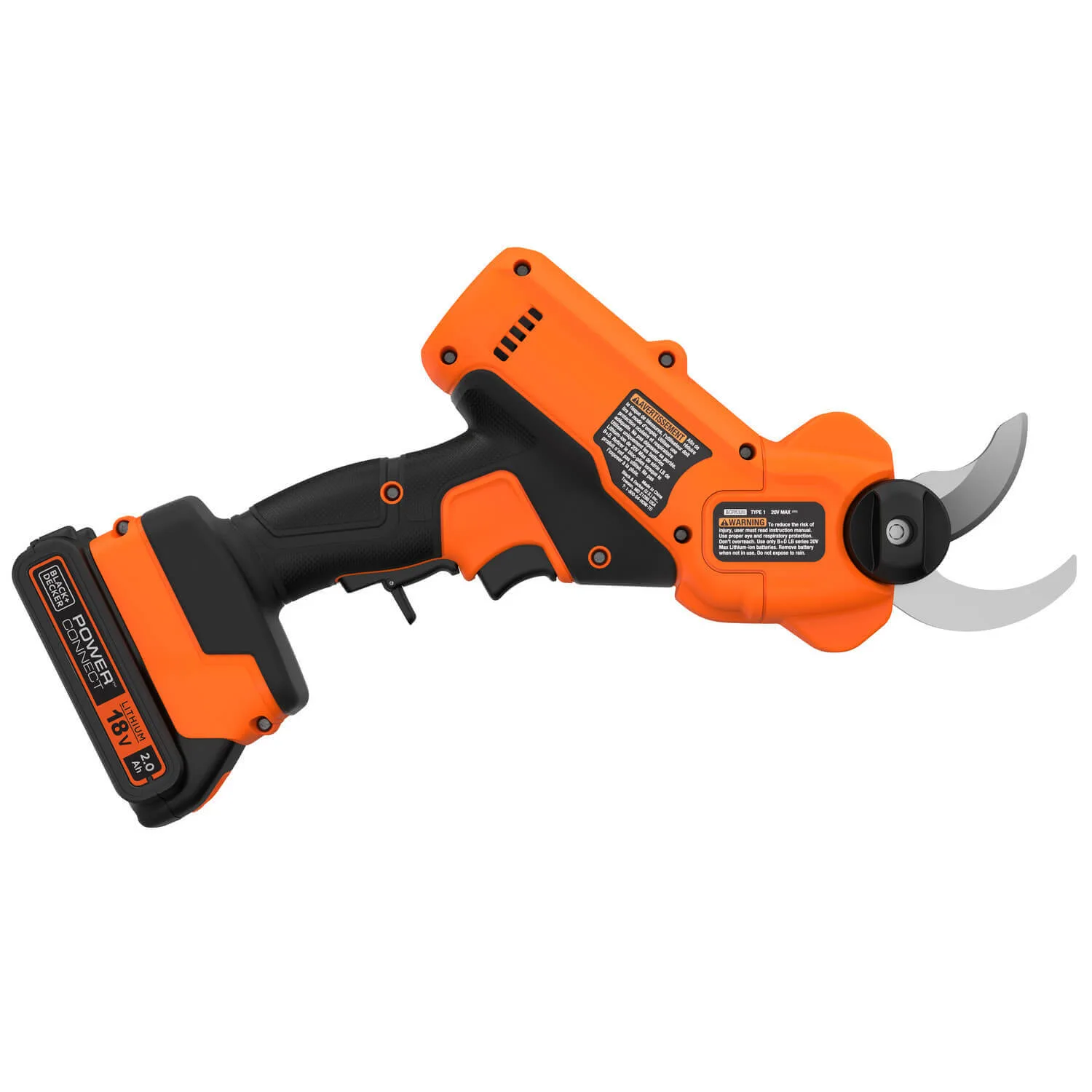 Аккумуляторные садовые ножницы BLACK+DECKER BCPP18D1