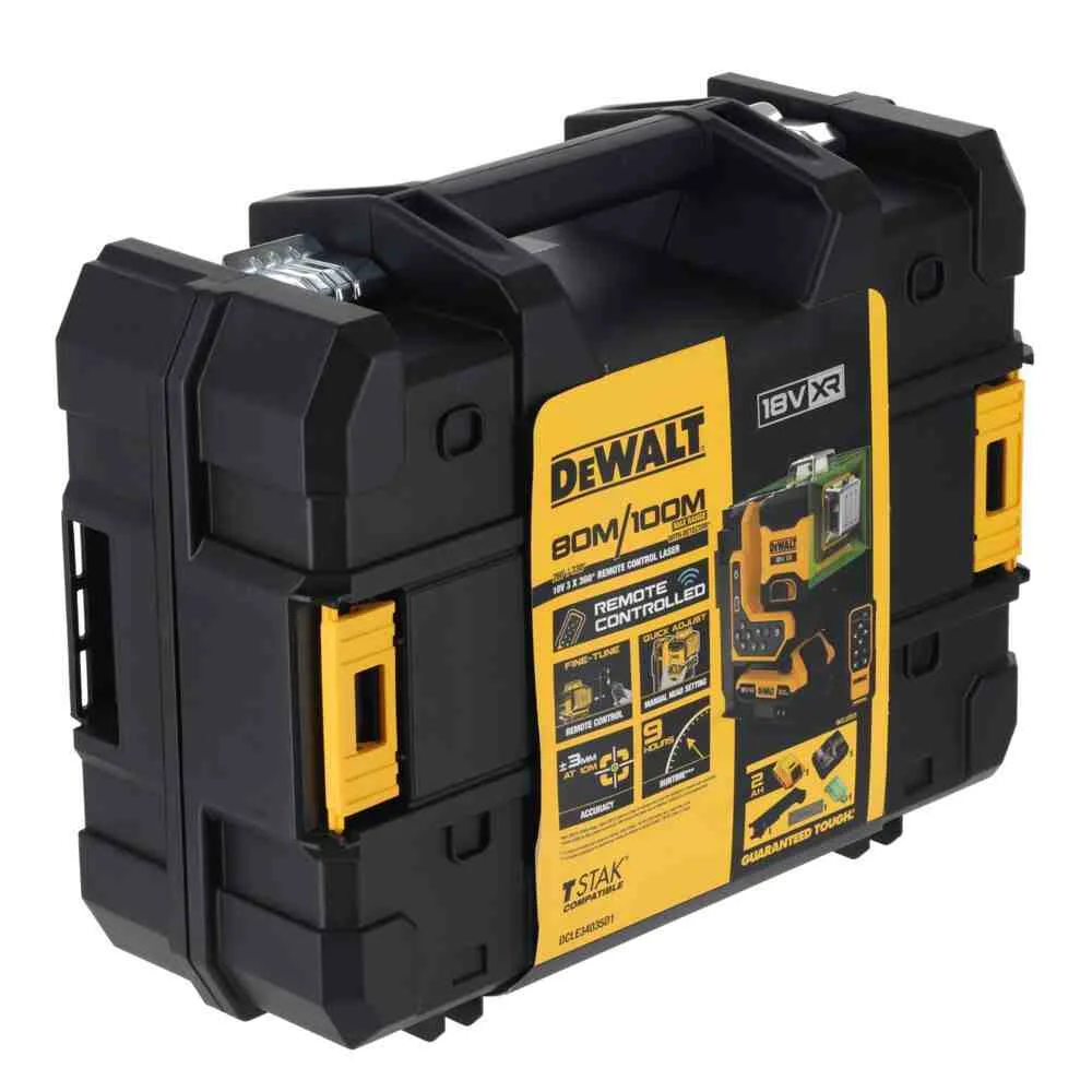 Лазерный линейный уровень DeWALT DCLE34035B