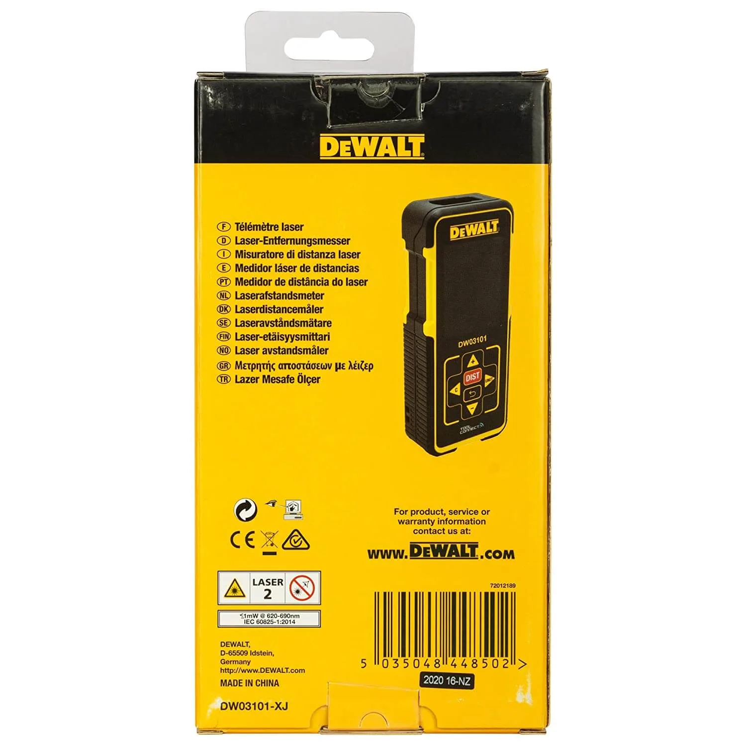 Лазерний дальномір DeWalt DW03101