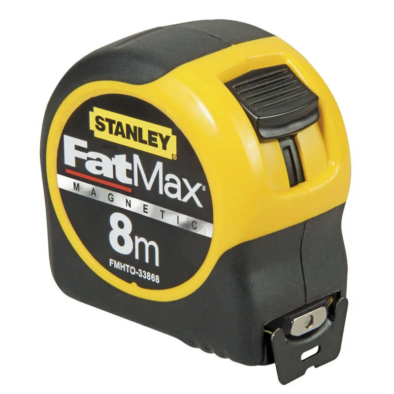 Измерительная рулетка FatMax Blade Armor длиной 8 м, шириной 32 мм, магнитная STANLEY FMHT0-33868.