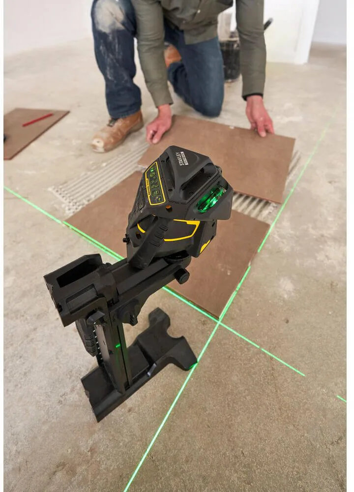 Лазерный уровень FatMax®MultilineGreen трехлучевой плоскостной самовыравнивающийся, чемодан STANLEY FMHT1-77356