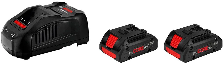 Комплект насадок Bosch 2 ProCORE 18V 4Ah + GAL 1880 CV