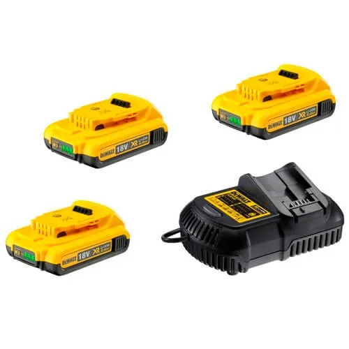 Зарядное устройство DeWalt DCB105D3 и 3 аккумулятора DCB18