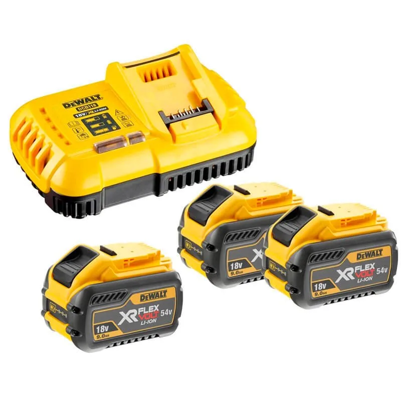 Зарядное устройство DeWalt DCB118X3 и 3 аккумулятора