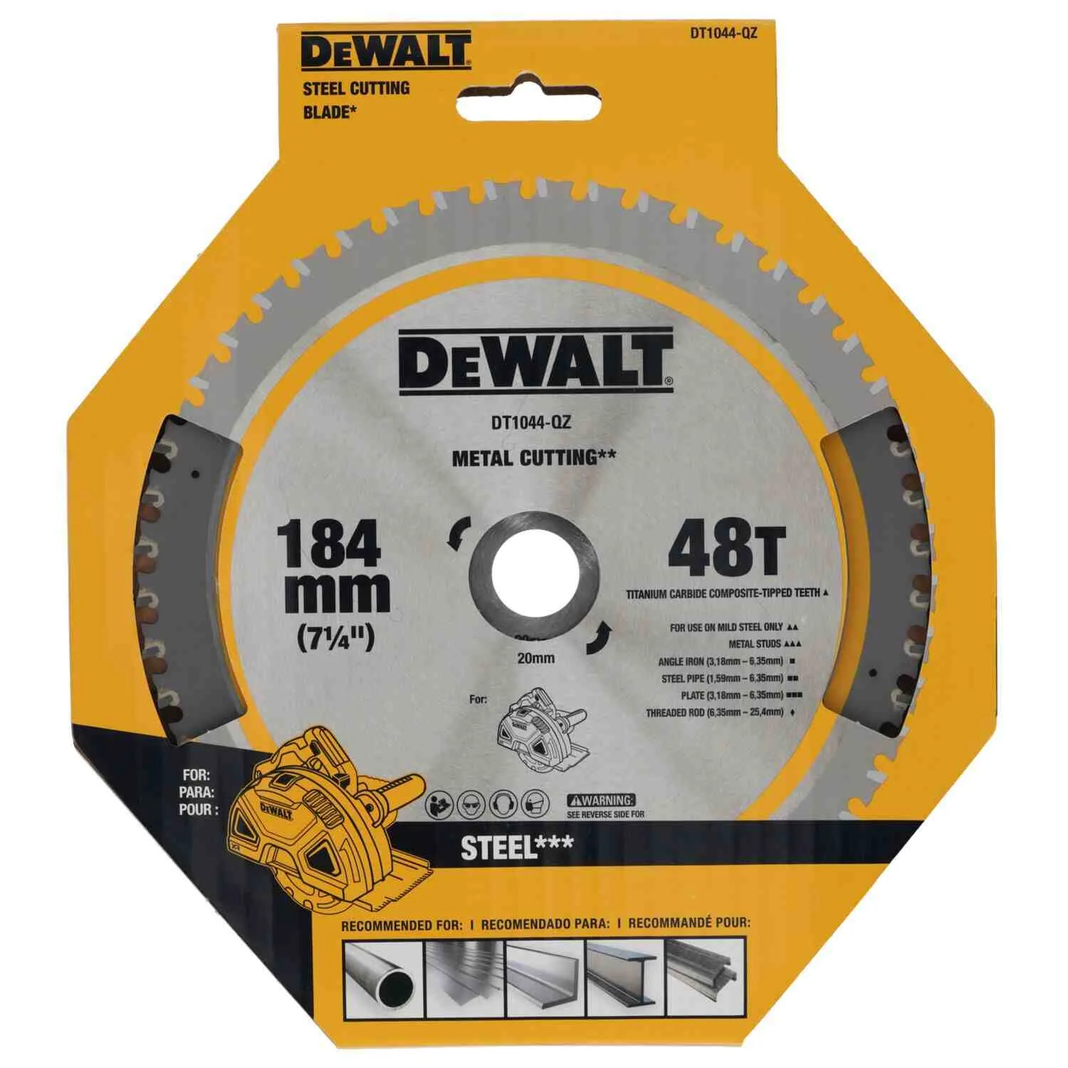 Пильный диск METAL CUTTING DeWALT DT1044