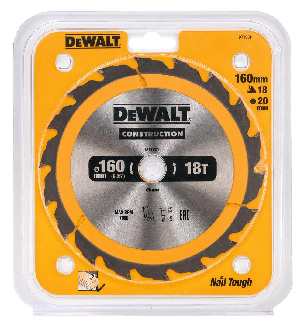 Пильный диск СONSTRUCTION DeWALT DT1931
