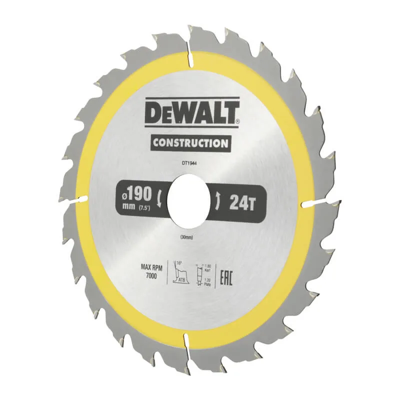 Пильный диск СONSTRUCTION DeWALT DT1944
