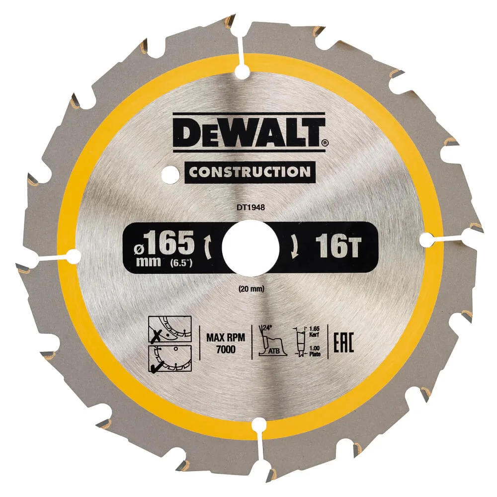 Пильный диск CONSTRUCTION DeWALT DT1948