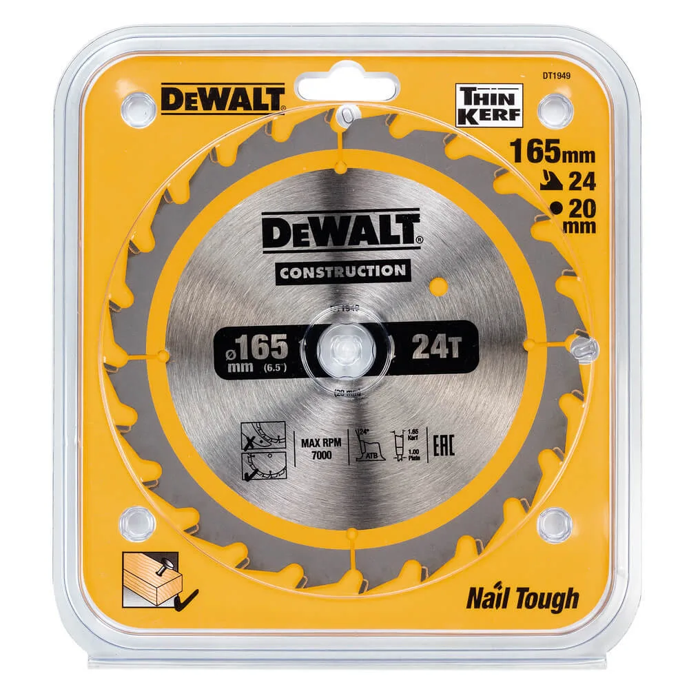 Пильный диск CONSTRUCTION DeWALT DT1949