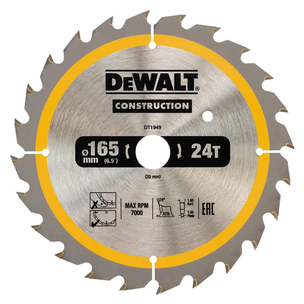 Пильный диск CONSTRUCTION DeWALT DT1949