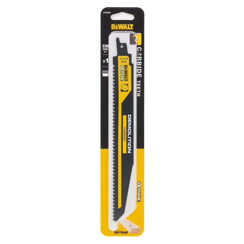 Пильное полотно DeWalt, EXTREME CARBIDE DeWALT DT20439