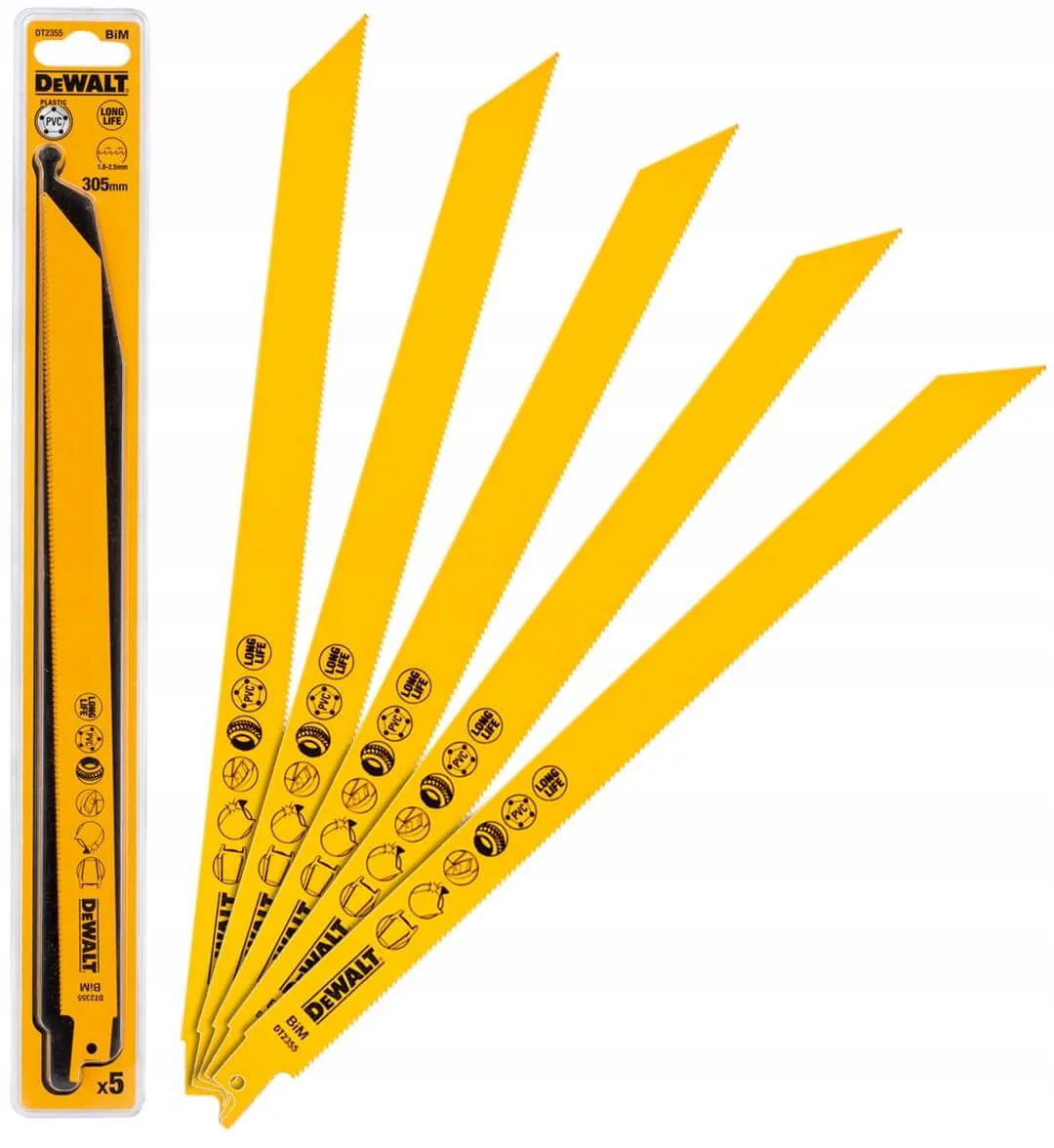 Полотно пильное биметаллическое DeWALT DT2355