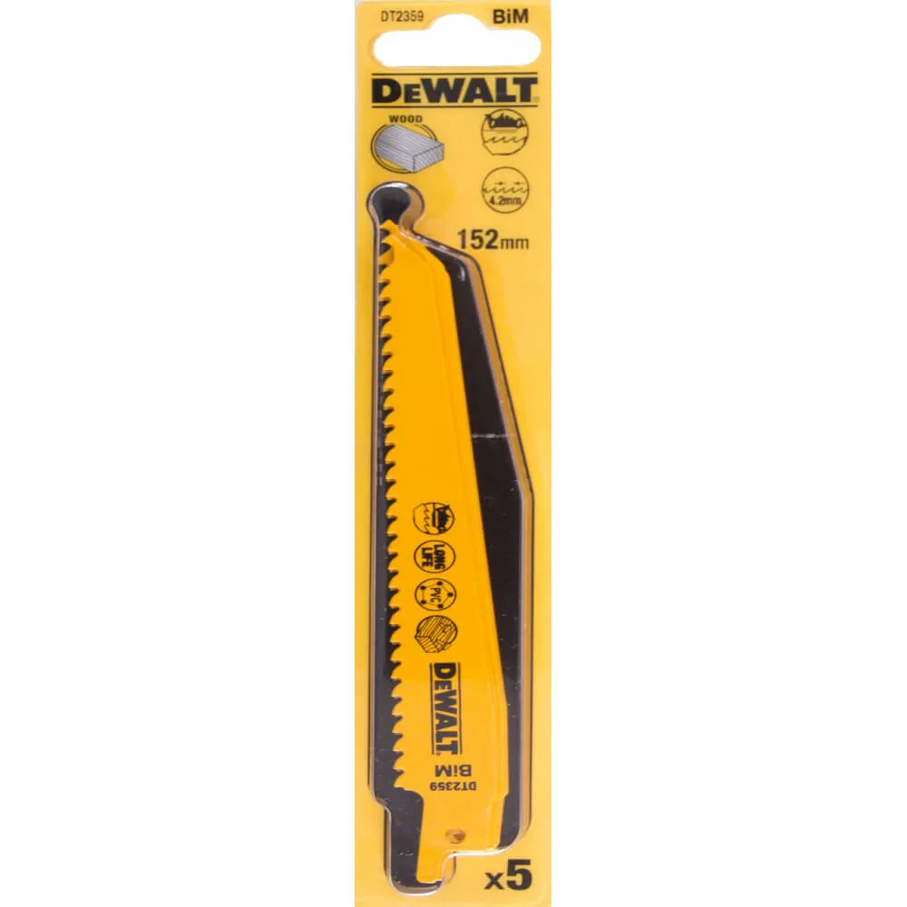 Двухкомпонентное биметаллическое полотно DeWALT DT2359