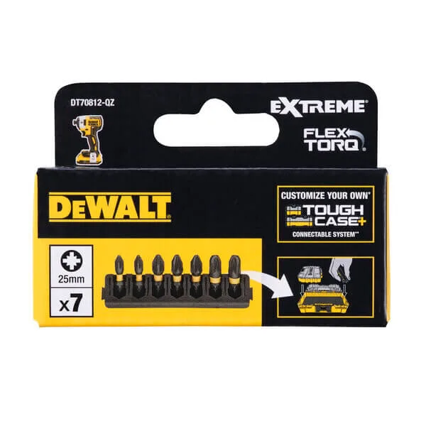 Кассета с битами FlexTorq DeWALT DT70812