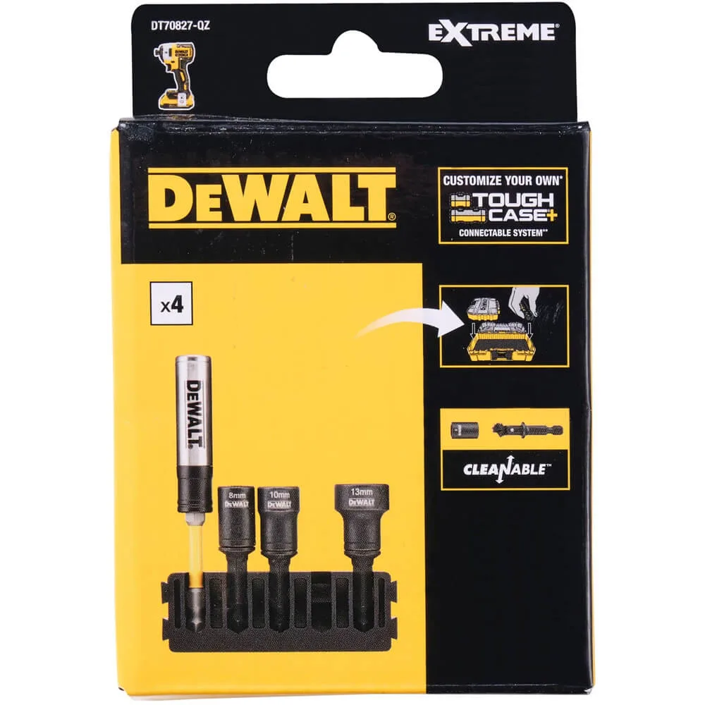 Набор торцевых головок с магнитным держателем, EXTREME IMPACT DeWALT DT70827