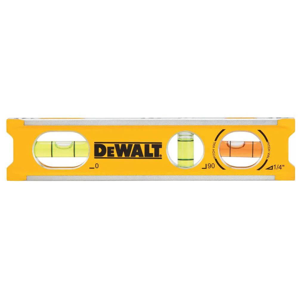 Алюминиевый уровень BILLET TORPEDO длиной 165 мм с 3 капсулами и магнитами DeWALT DWHT42525-0.