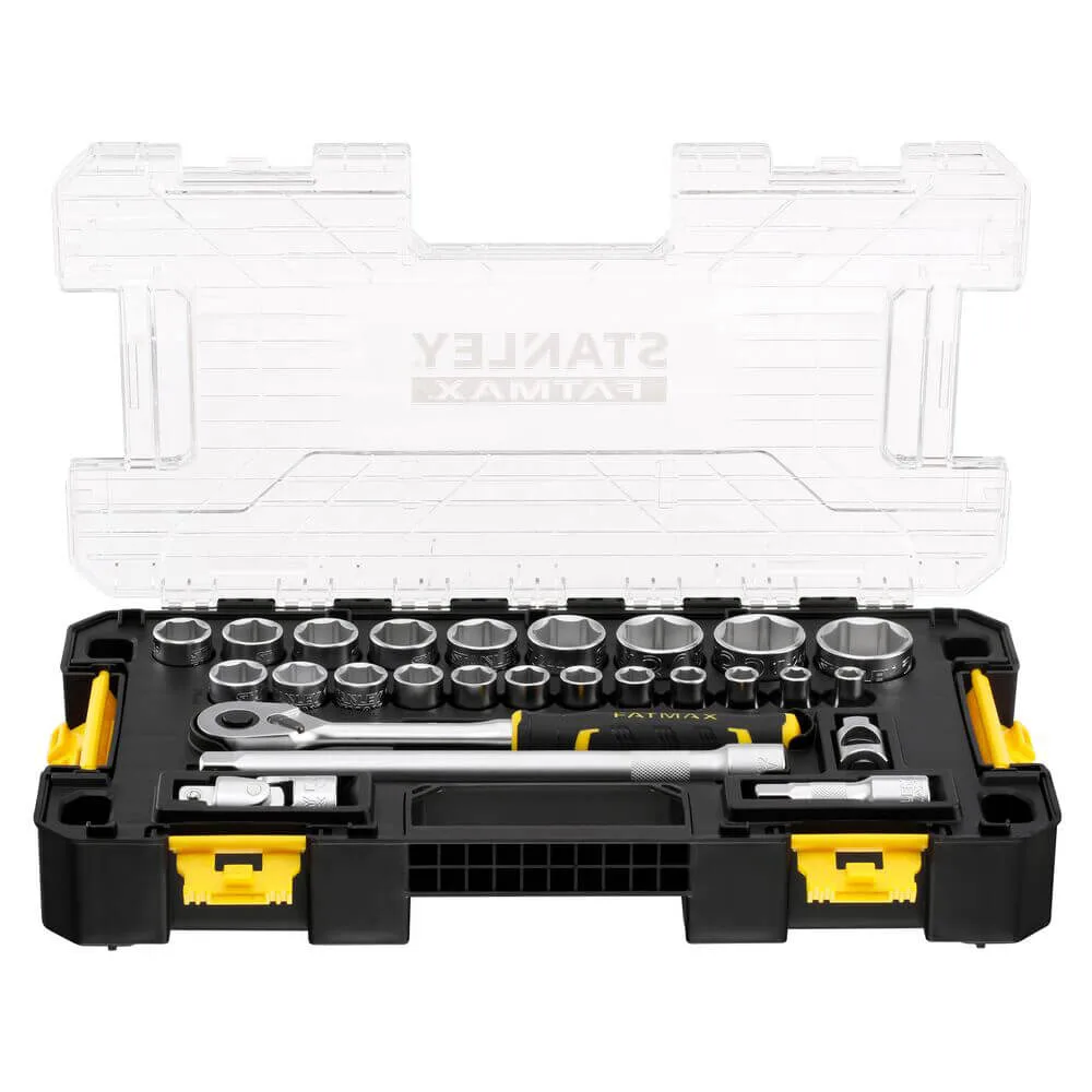 Набір торцевих головок 1/2 FATMAX® Maxi Drive, шестигранних, 26 предметів STANLEY FMMT98103-1