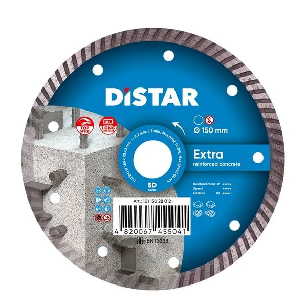 Алмазный диск DiStar Turbo 150x2,2x9x22,23 Extra