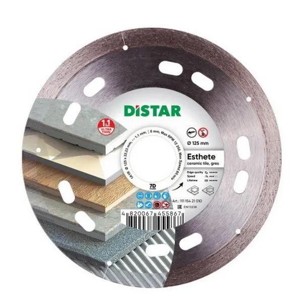 Алмазный диск DiStar 1A1R 125x1,1/0,8x8x22,23 Esthete