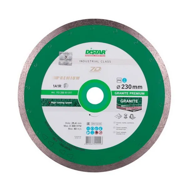 Алмазный диск DiStar 1A1R 230x1,9x10x25,4 Granite Premium