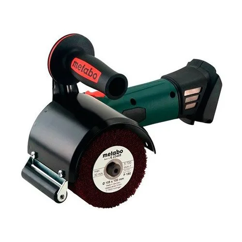 Акумуляторна щіткова шліфувальна машина Metabo S 18 LTX 115 INOX