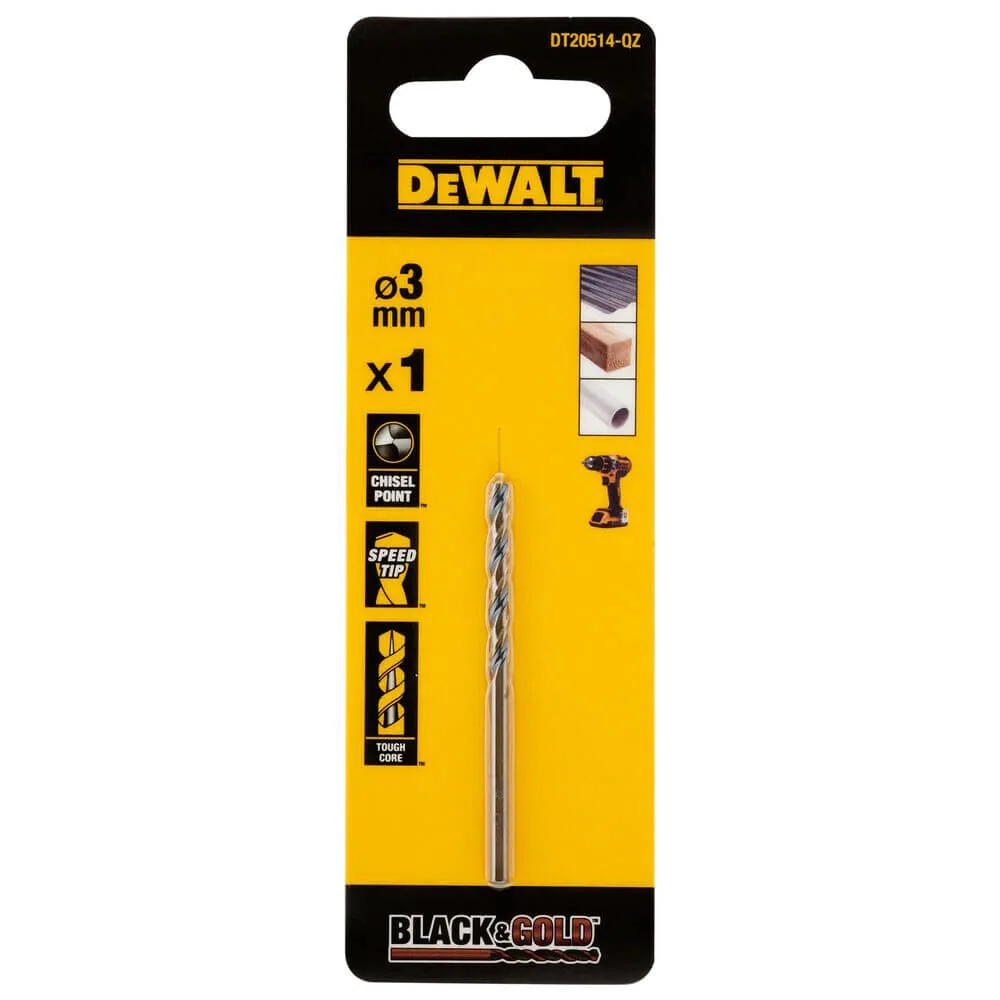 Свердло по металу Black & Gold DeWALT DT20514