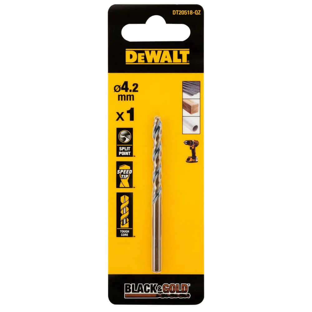 Свердло по металу Black & Gold DeWALT DT20518