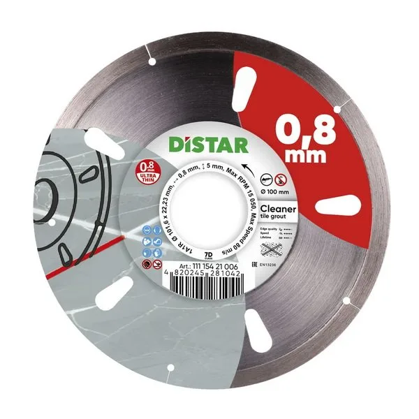 Алмазный диск DiStar 1A1R 101,6x0,8/0,5x5x22,23 Cleaner