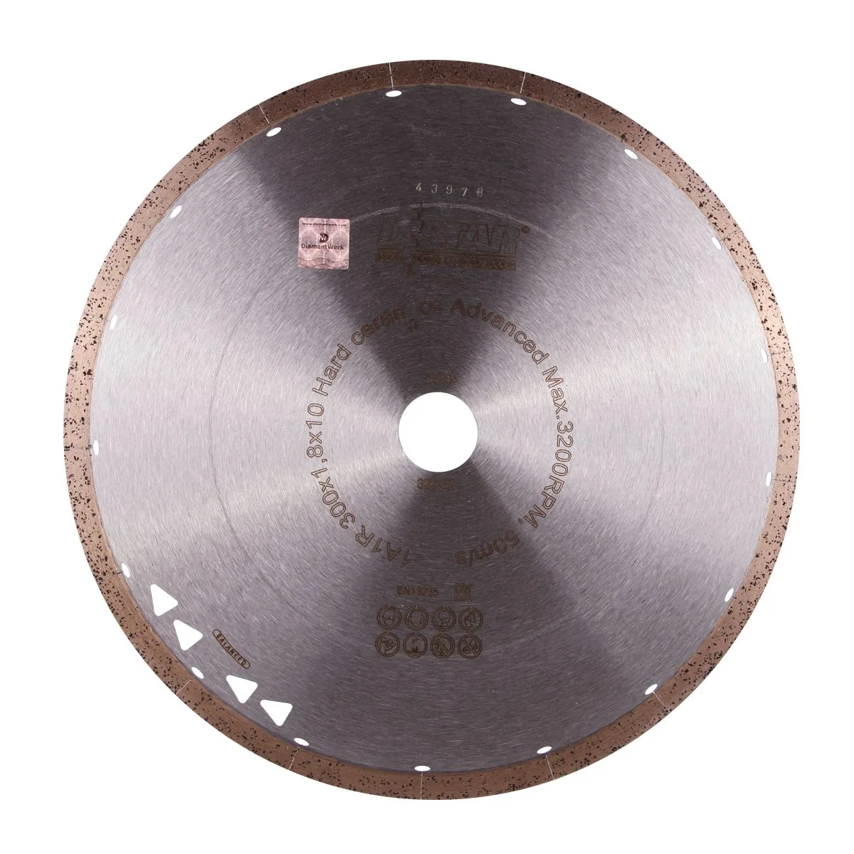 Алмазный диск DiStar 1A1R 300x1,8/1,5x10x25,4 Hard ceramics Advanced