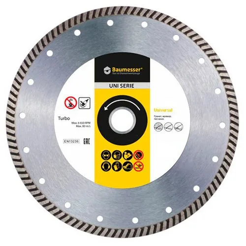 Алмазный диск Baumesser Turbo 115x1,8x8x22,23 Universal