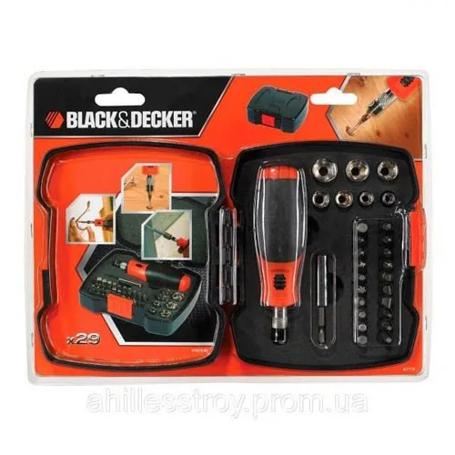 Набор для сверления и заворачивания Black&Decker A7174